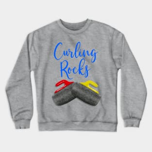 Curling Rocks Crewneck Sweatshirt